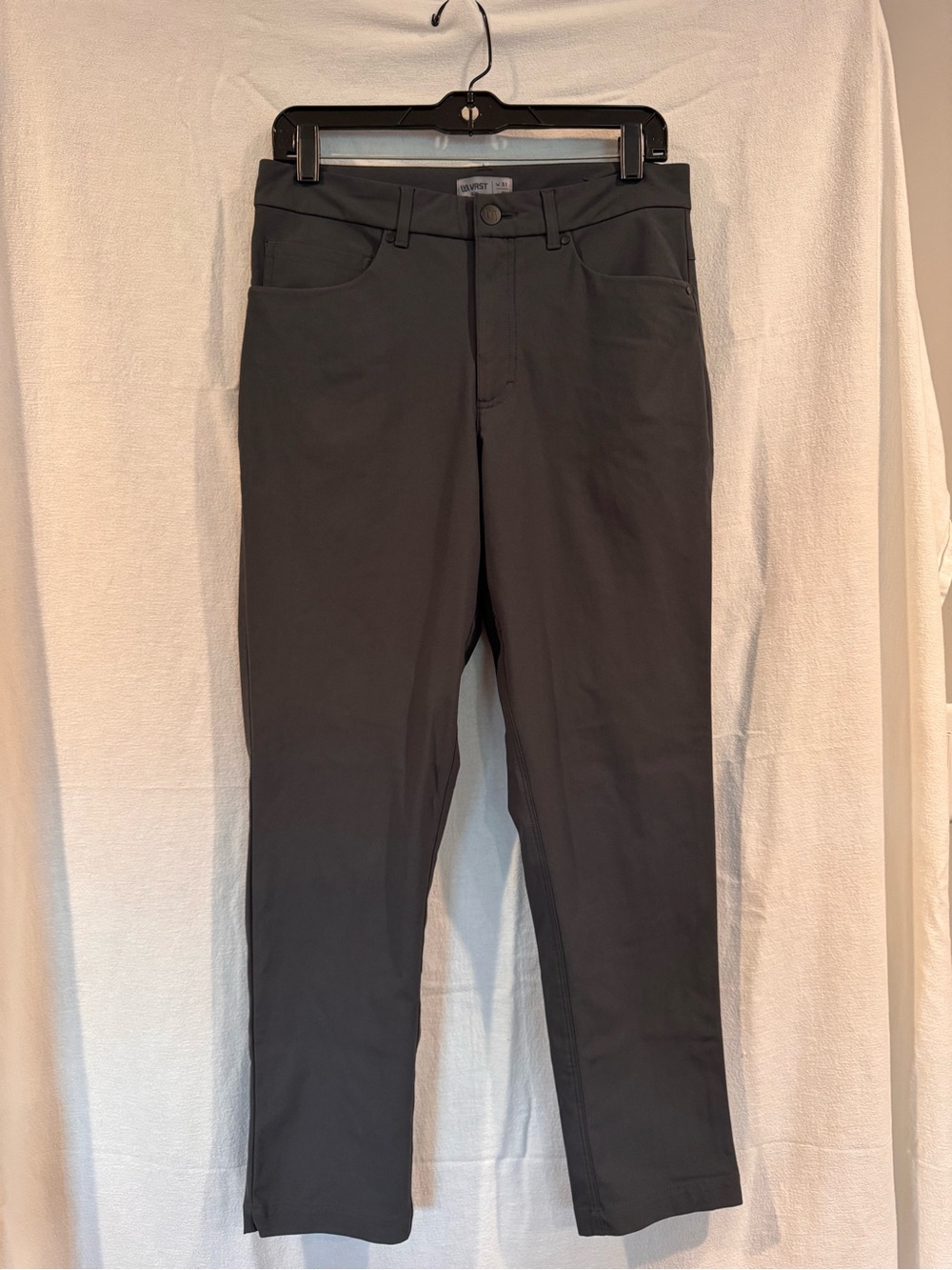 VRST Men's Limitless Performance Slim Fit 5 Pocket Pant, size 31/30